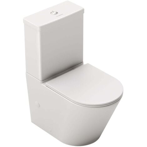 FOSSIL NATURA 00732 VENECIA Inodoro Rimless Compacto Completo Blanco Brillo - ref: 00732