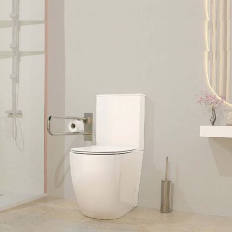 FOSSIL NATURA 03744 JENA Inodoro Completo Rimless PMR Blanco Brillo - ref: 03744