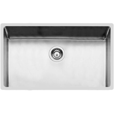 Foster 2157 050 KE Lavello Acciaio Inox Spazzolato da incasso Filotop 1 Vasca 75x44cm