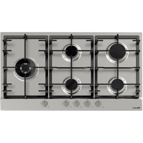 Foster 7016 032. Colore del prodotto: Acciaio inox, Posizionamento dell'apparecchio: Da incasso, Dimensione della larghezza del piano cottura: 86 cm. Tipo di controllo: Manopola, Posizion... - 7016032