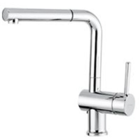 Foster Gamma. Colore del prodotto: Cromo, Controllo del flusso d'acqua: Leva sanitaria, Numero di rubinetti/leve: Singolo. Altezza (max): 29 cm - 8483001