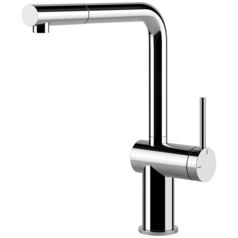 Foster Iota. Tipo di beccuccio: Standard, Colore del prodotto: Acciaio, Materiale del rubinetto: Ottone. Altezza sopra la superficie di fissaggio (max): 30,2 cm, Distanza tra foro... - FOSTER 8426000