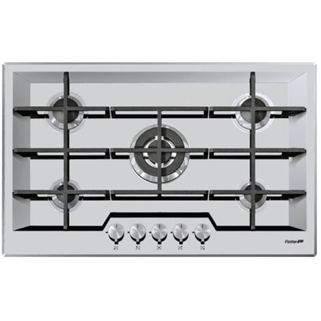 Foster KE 79.5F.FT Nero, Acciaio inox Da incasso Gas 5 Fornello(i)