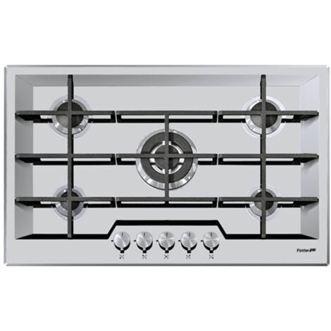 Foster KE 79.5F.SF. Colore del prodotto: Acciaio inox, Posizionamento dell'apparecchio: Da incasso, Tipo di piano cottura: Gas. Bruciatore piccolo: 1100 W, Bruciatore medio: 1750 W, Bruci... - 7600032