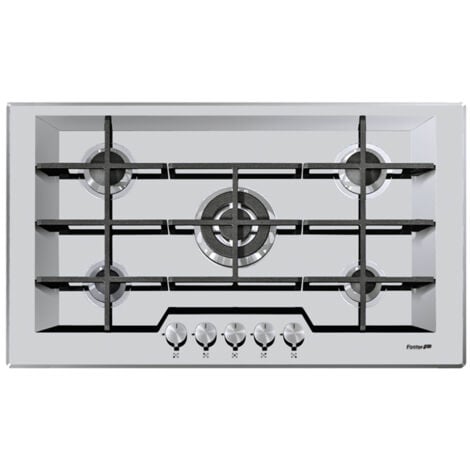 Foster KE 86.5F.STD. Colore del prodotto: Acciaio inox, Posizionamento dell'apparecchio: Da incasso, Tipo di piano cottura: Gas. Bruciatore piccolo: 1100 W, Bruciatore medio: 1750 W, Bruc... - 7603032