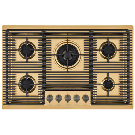 Foster Milanello. Colore del prodotto: Oro, Metallico, Posizionamento dell'apparecchio: Da incasso, Dimensione della larghezza del piano cottura: 80 cm. Tipo di controllo: Manopola, Posiz... - 7682009