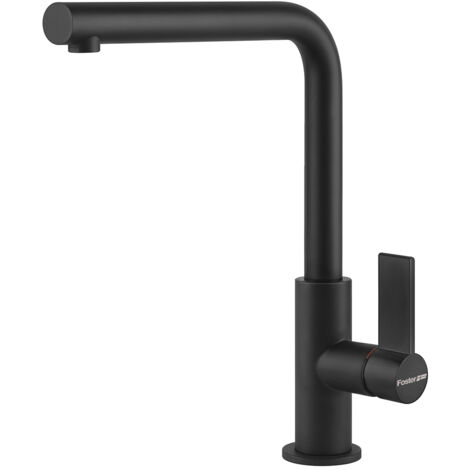 Foster Omega. Tipo di beccuccio: Standard, Colore del prodotto: Nero, Materiale del rubinetto: Ottone. Altezza sopra la superficie di fissaggio (max): 29,1 cm, Distanza diffusore dell'acq... - 8497606