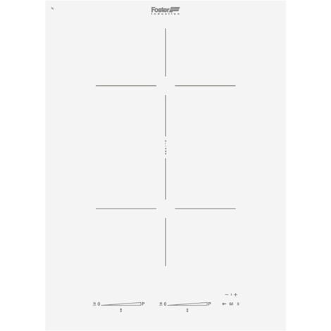 Foster S4000 Domino. Colore del prodotto: Bianco, Posizionamento dell'apparecchio: Da incasso, Dimensione della larghezza del piano cottura: 45 cm. Tipo di controllo: Touch, Posizione di ... - 7341255