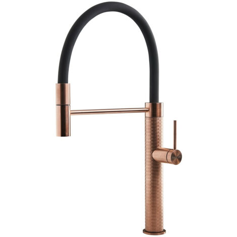 Foster Skin. Tipo di beccuccio: Standard, Colore del prodotto: Rame, Materiale del rubinetto: Acciaio inox. Altezza sopra la superficie di fissaggio (max): 47,8 cm, Distanza diffusore del... - 8424858