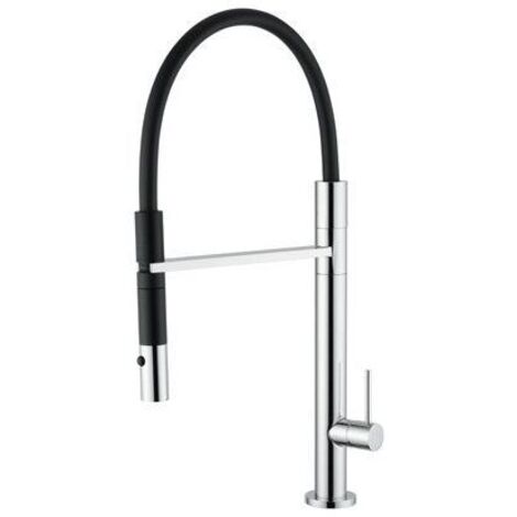Foster Tube. Colore del prodotto: Nero, Acciaio inox, Controllo del flusso d'acqua: Leva sanitaria, Numero di rubinetti/leve: Singolo - 8477100