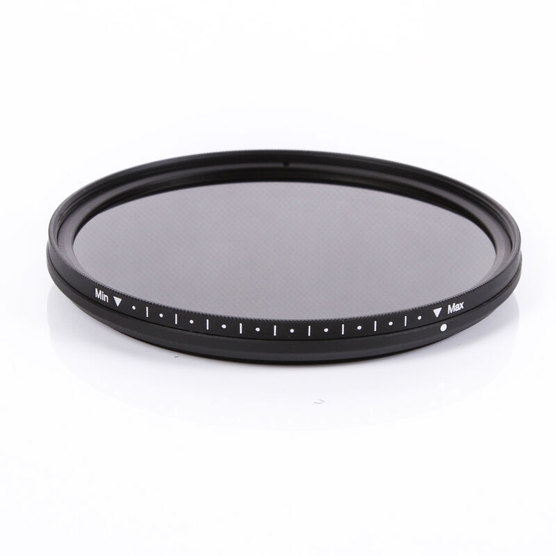 

72 mm Slim Fader ND lente ajustable de densidad neutra variable ND2 a ND400 para Canon / Nikon 18-200 Canon 18-85, 72 mm - Fotga