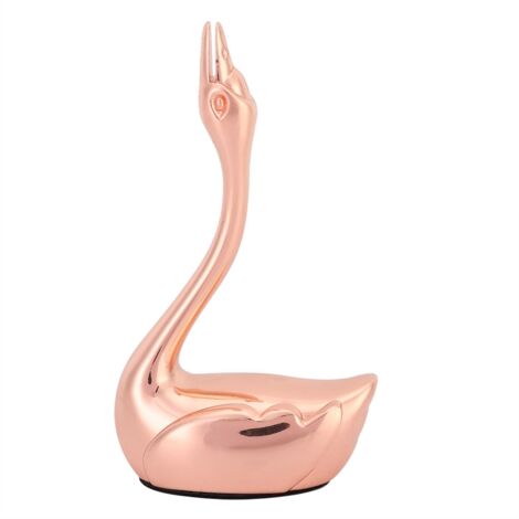 Fotohalter in Schwanenform aus Roségold für Hochzeiten – eleganter Tischständer für Karten und Gastgeschenke