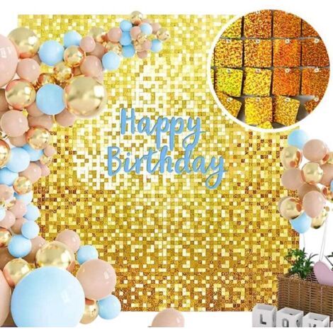FOTOHINTERGRUND GOLDEN FOTOWAND Panel 30x30cm LASER GOLD