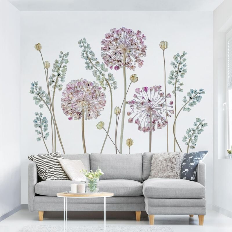 

Fotomural - Allium Illustration - Mural cuadrado Dimensión LxA: 288cm x 288cm