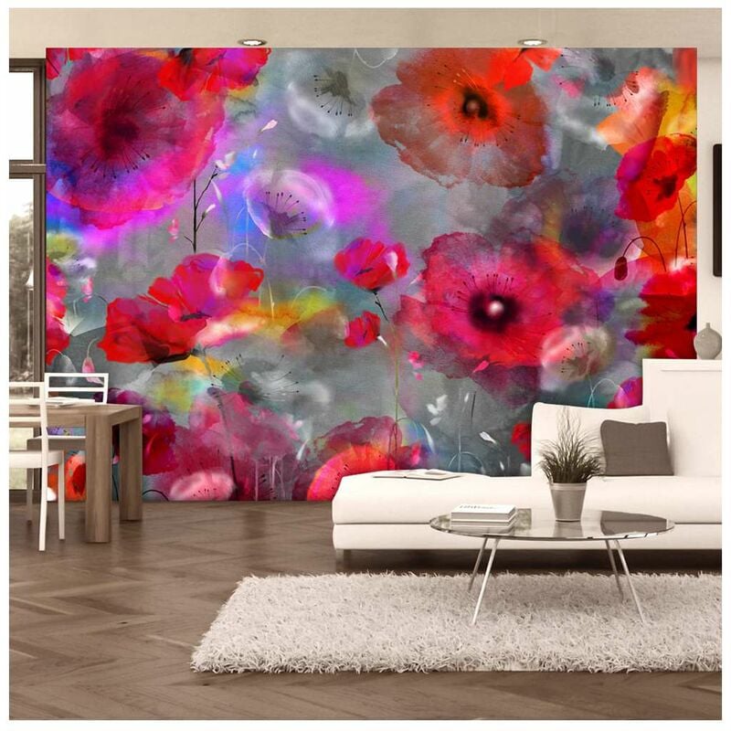 

Fotomural - Amapolas pintadas Medidas 300X210