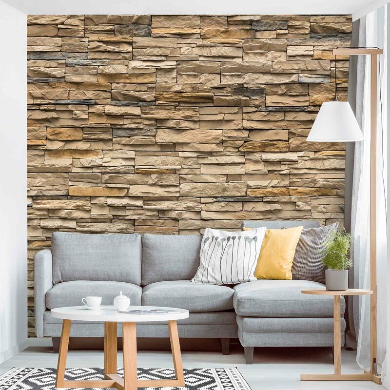 

Fotomural - Andalusia Stonewall - Mural cuadrado Dimensión LxA: 336cm x 336cm