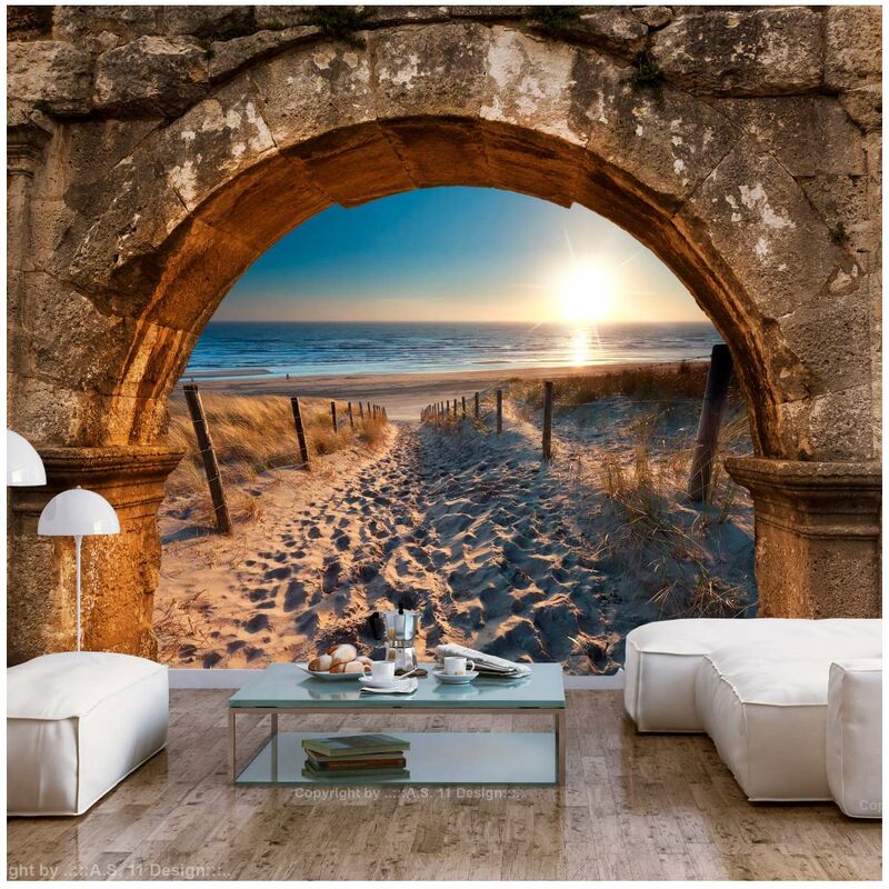 

Fotomural autoadhesivo - Arch and Beach Medidas 100X70