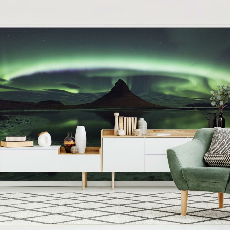 

Fotomural - Aurora In Iceland - Mural apaisado Dimensión LxA: 290cm x 432cm