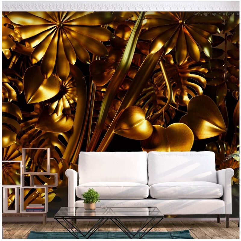 

Fotomural autoadhesivo - Golden Jungle Medidas 245X175