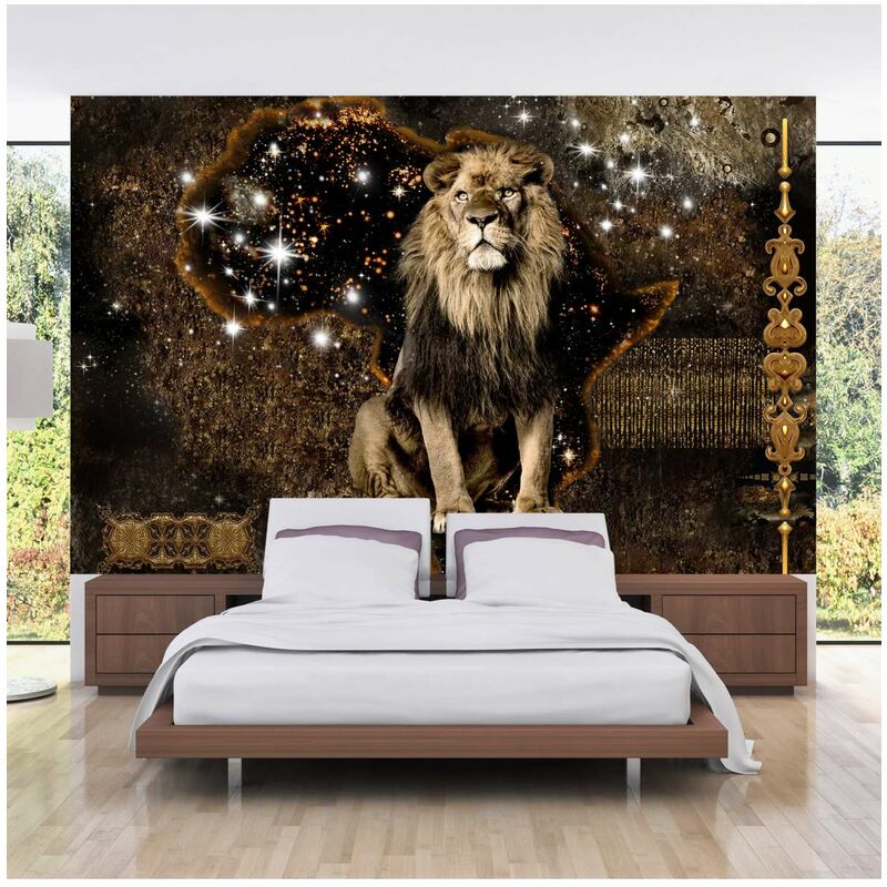

Fotomural autoadhesivo - Golden Lion Medidas 441X315