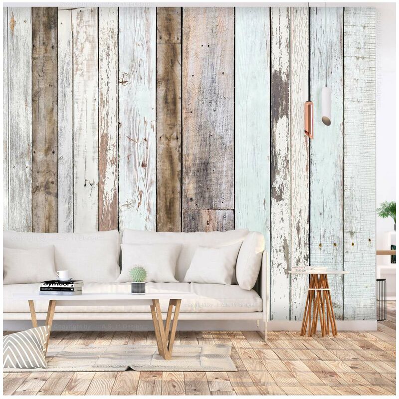 

Fotomural autoadhesivo - Multi-colored Boards Medidas 147X105