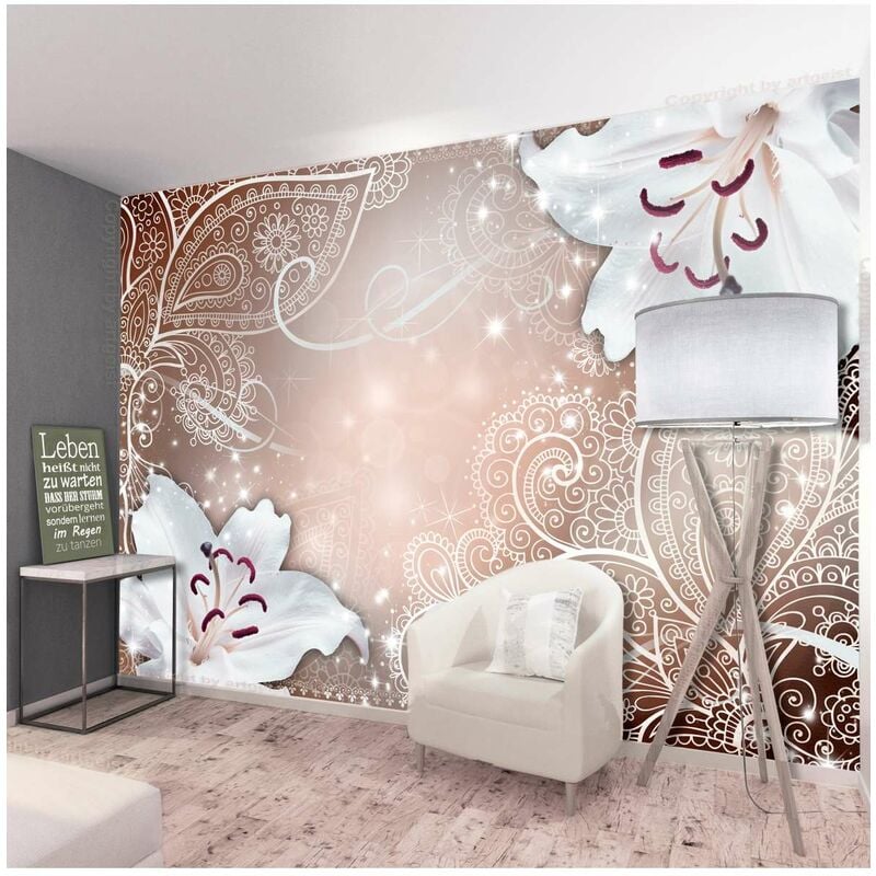

Fotomural autoadhesivo - Oriental Wings (Brown) Medidas 245X175