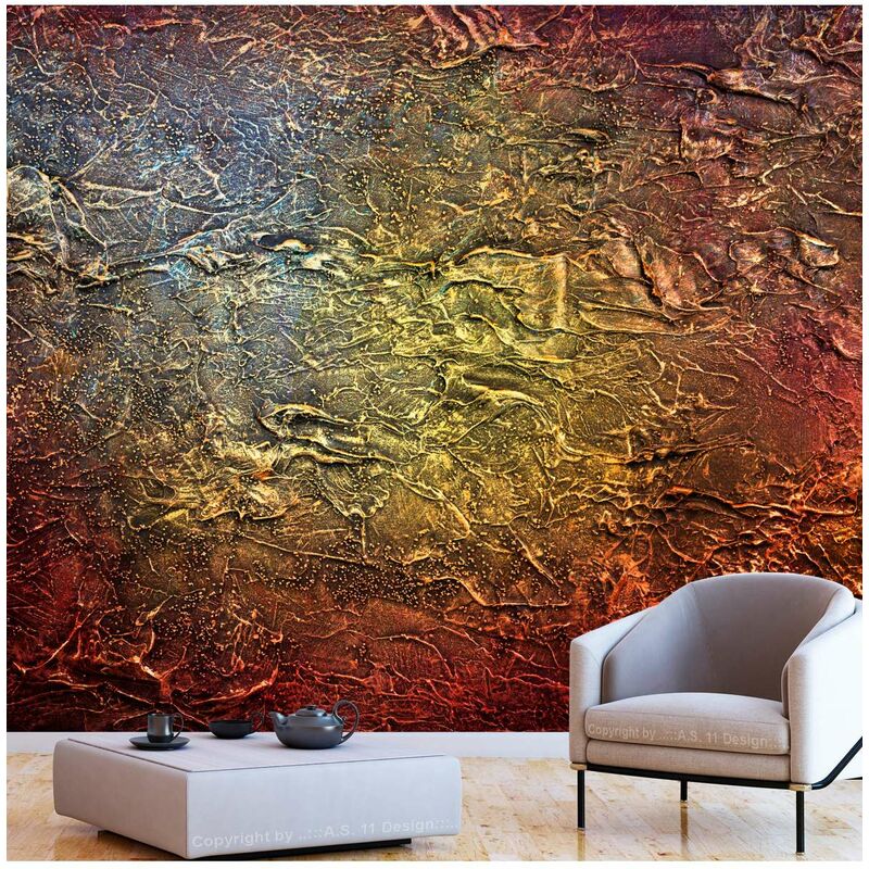 

Fotomural autoadhesivo - Red Gold Medidas 196X140