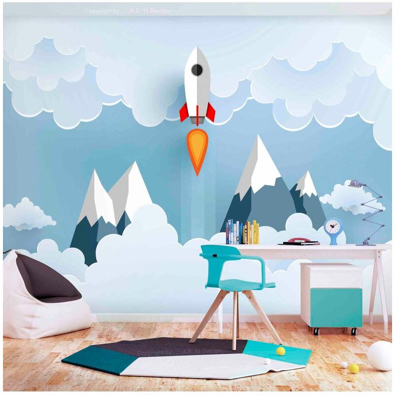 

Fotomural autoadhesivo - Rocket in the Clouds Medidas 245X175