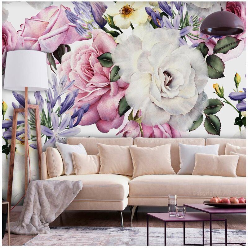

Fotomural autoadhesivo - Sentimental Garden (Colourful) Medidas 441X315