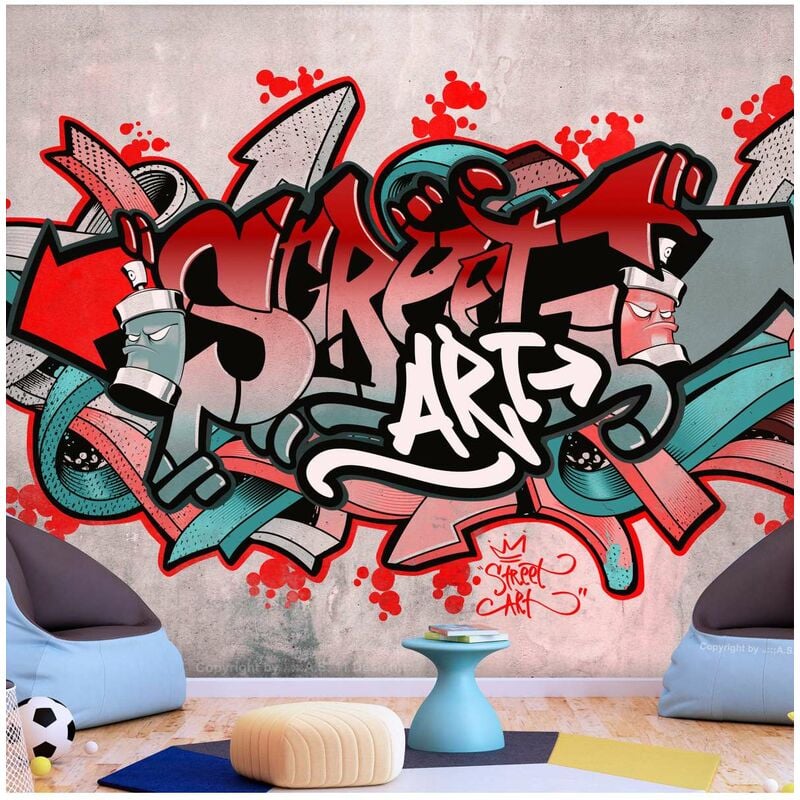 

Fotomural autoadhesivo - Street Classic (Red) Medidas 441X315