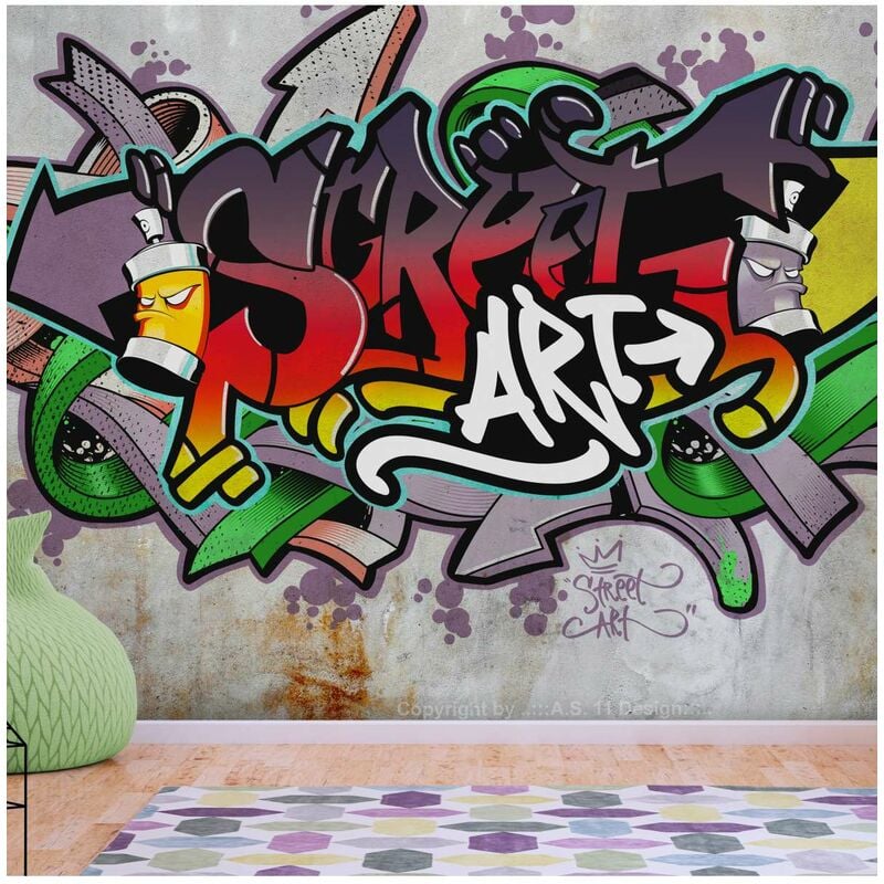 

Fotomural autoadhesivo - Street Classic (Reggae Colours) Medidas 343X245
