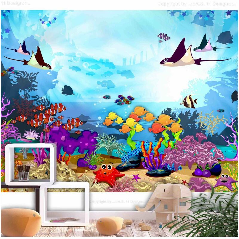 

Fotomural autoadhesivo - Underwater Fun Medidas 147X105