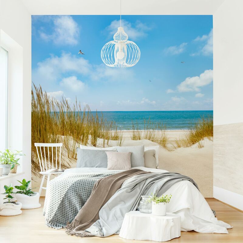 

Fotomural - Beach On The North Sea - Mural cuadrado Dimensión LxA: 192cm x 192cm