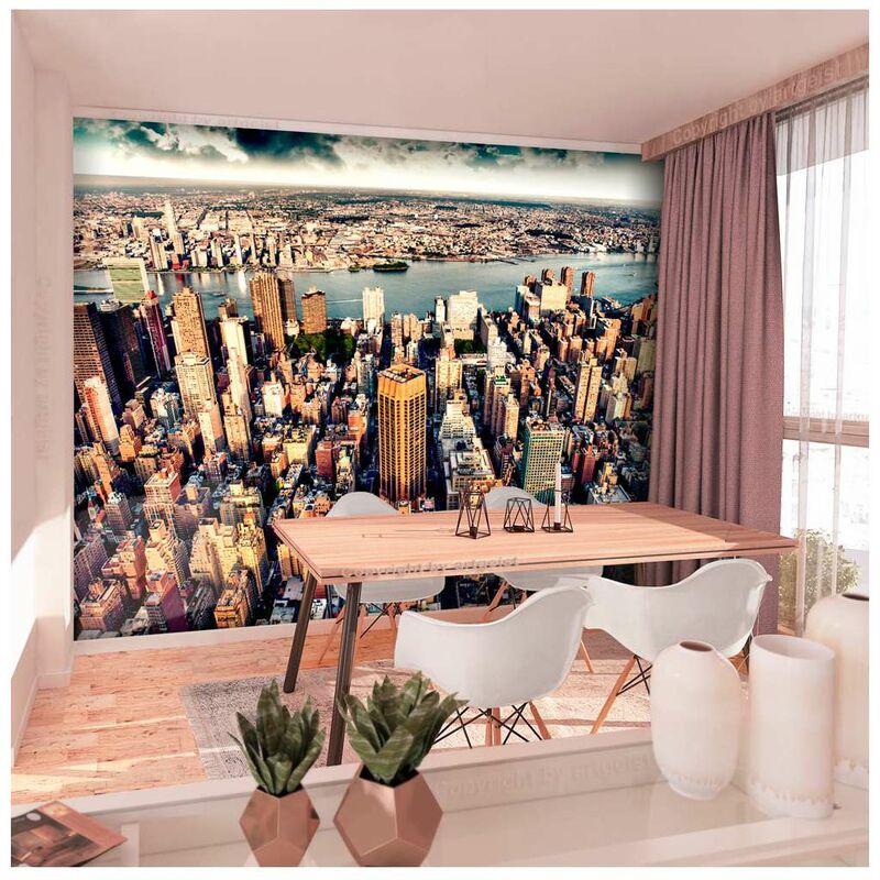 

Fotomural autoadhesivo - Bird's Eye View of New York Medidas 100X70