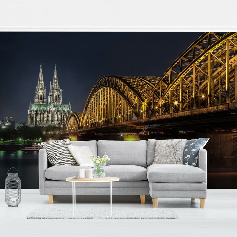 

Fotomural - Cologne Cathedral - Mural apaisado Dimensión LxA: 225cm x 336cm