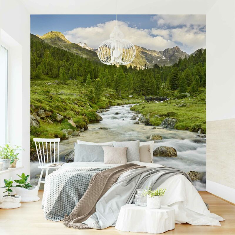 

Fotomural - Debanttal National Park Hohe Tauern - Mural cuadrado Dimensión LxA: 336cm x 336cm