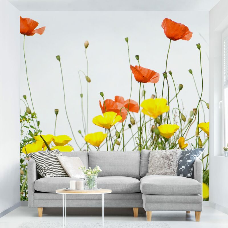 

Fotomural - Duo Of Flowers Part 2 - Mural cuadrado Dimensión LxA: 240cm x 240cm