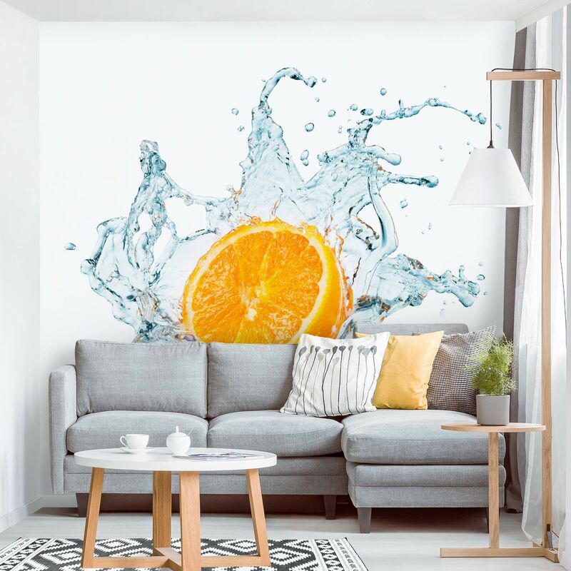 

Fotomural - Fresh Orange - Mural cuadrado Dimensión LxA: 288cm x 288cm