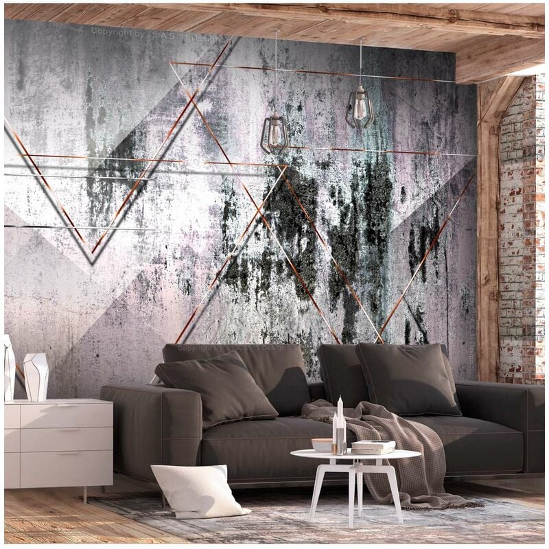 

Fotomural autoadhesivo - Geometric Wall Medidas 100X70