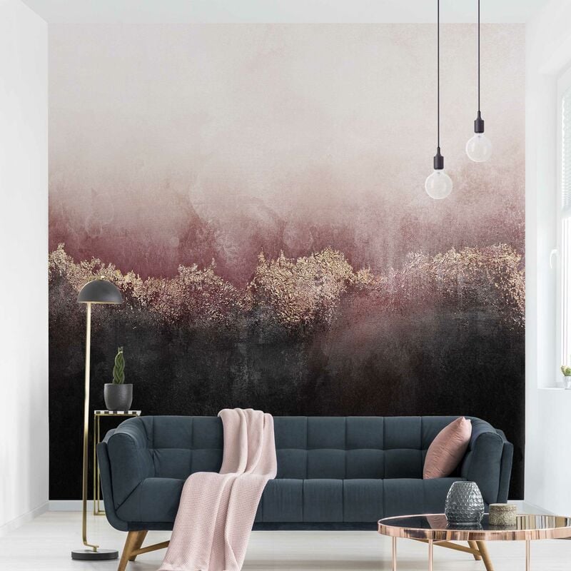 

Fotomural - Golden Dawn Pink - Mural cuadrado Dimensión LxA: 240cm x 240cm