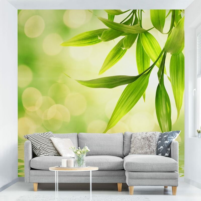

Fotomural - Green Ambiance I - Mural cuadrado Dimensión LxA: 336cm x 336cm