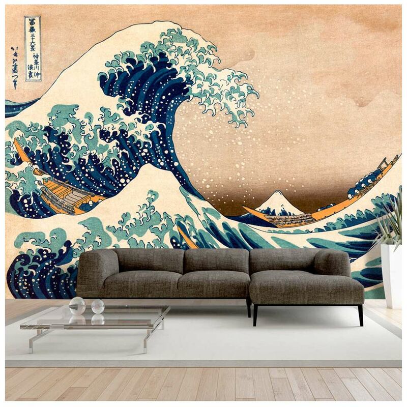 

Fotomural autoadhesivo - Hokusai: The Great Wave off Kanagawa (Reproduction) Medidas 250X175