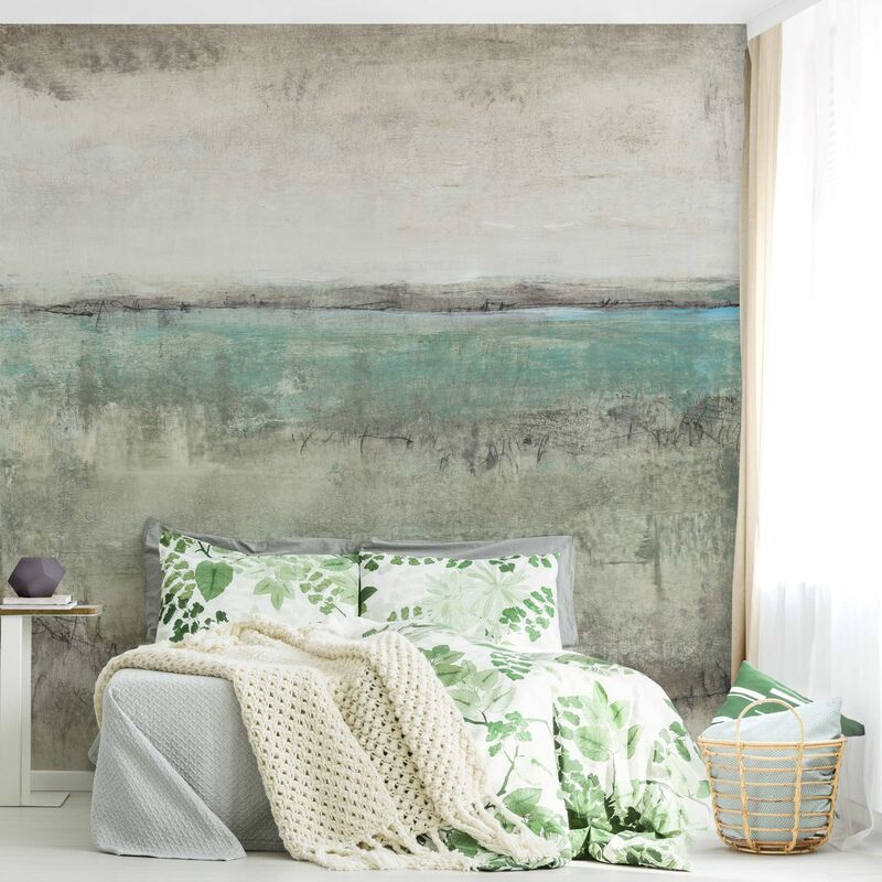 

Fotomural - Horizon Over Turquoise I - Mural cuadrado Dimensión LxA: 240cm x 240cm