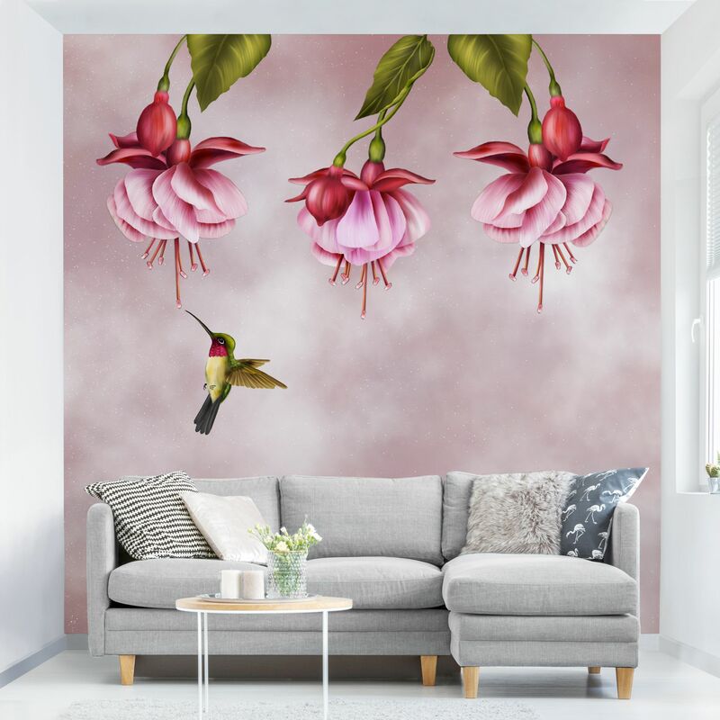 

Fotomural - Hummingbird - Mural cuadrado Dimensión LxA: 240cm x 240cm