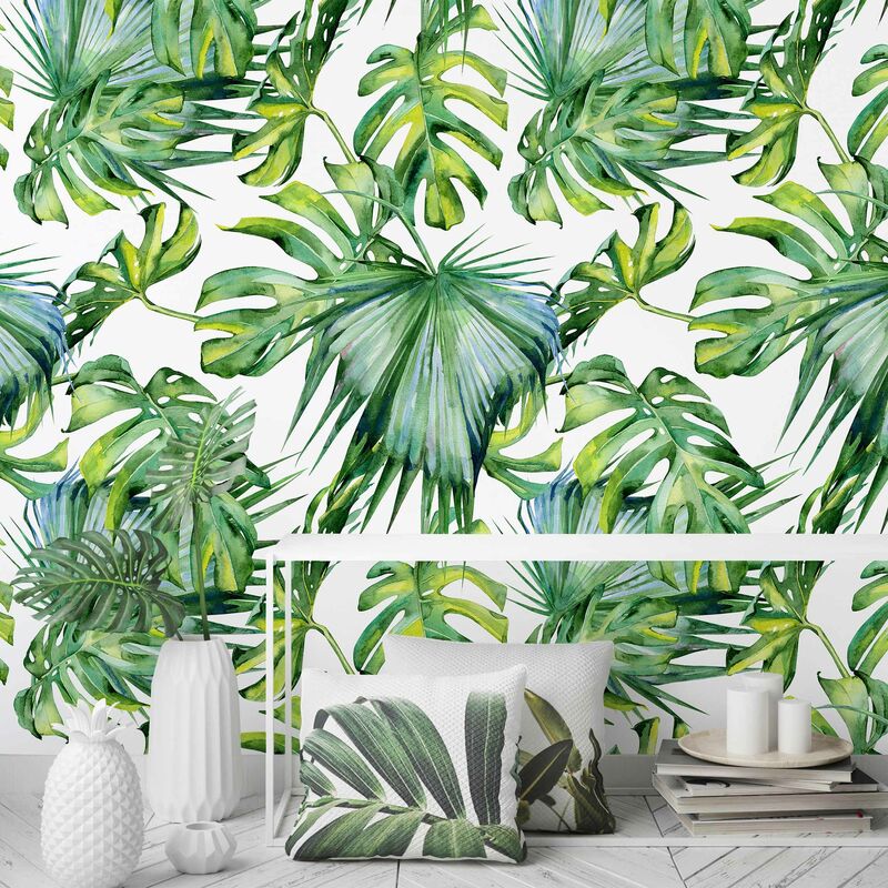 

Fotomural - Jungle Leaves Mural rollo Dimensión LxA: 1000cm x 48cm
