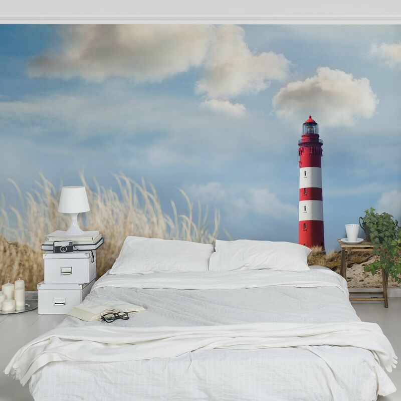 

Fotomural - Lighthouse In The Dunes - Mural apaisado Dimensión LxA: 190cm x 288cm