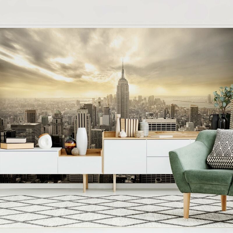 

Fotomural - Manhattan Dawn - Mural apaisado Dimensión LxA: 255cm x 384cm