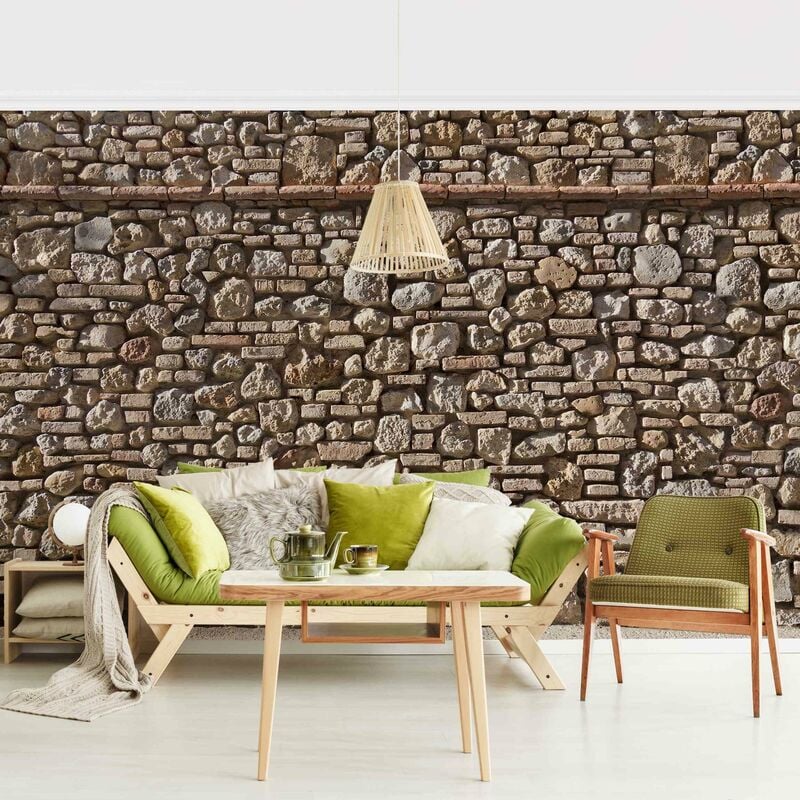 

Fotomural - Mediterranean Stonewall - Mural apaisado Dimensión LxA: 320cm x 480cm