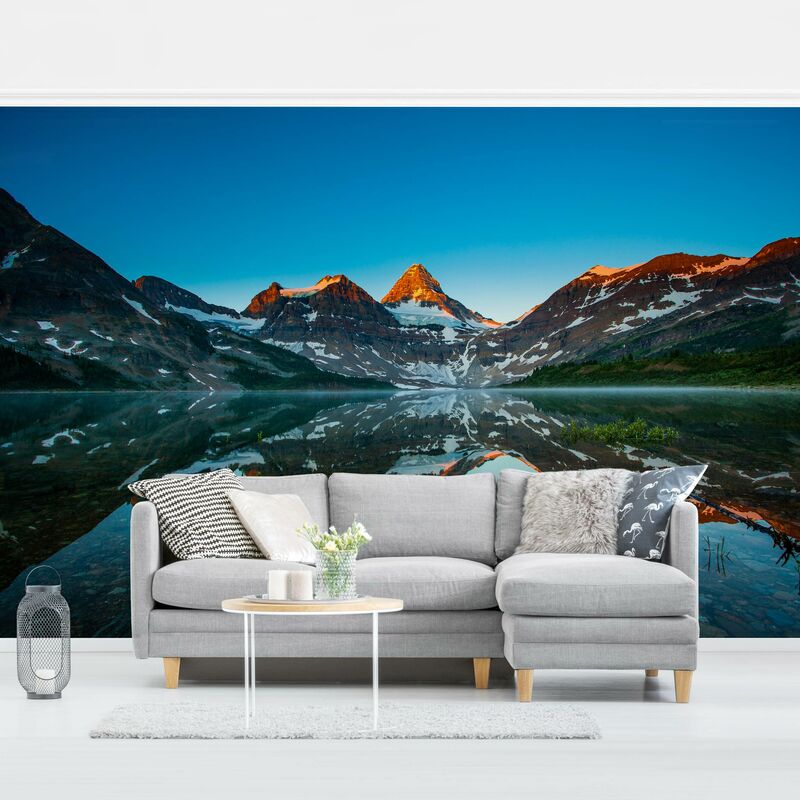 

Fotomural - Mountain Landscape At Lake Magog In Canada - Mural apaisado Dimensión LxA: 190cm x 288cm