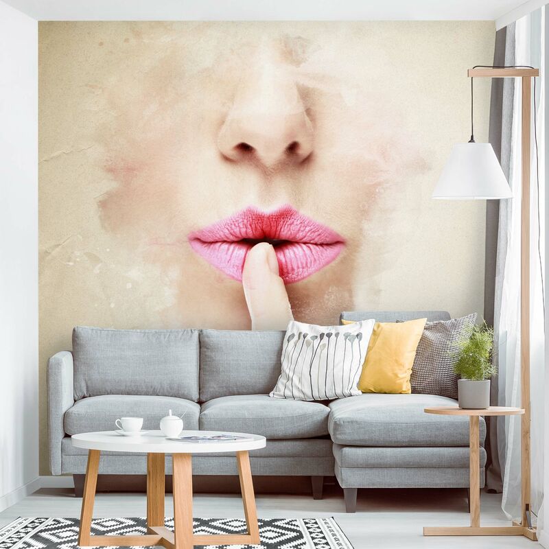 

Fotomural - My Secret - Mural cuadrado Dimensión LxA: 288cm x 288cm